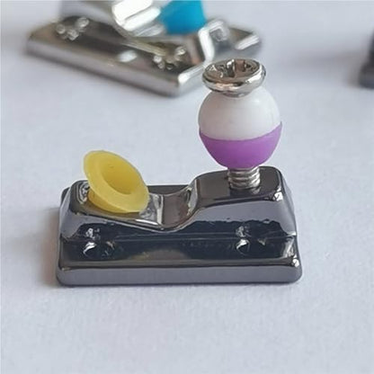 Professional Fingerboard Truck Base Finger Skate Board Plate Mini Skateboard(Inverted Gold) - color: Inverted Gold