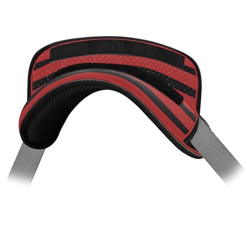 ZINZ Universal Shoulder Pad with Ultra Thick Cushion for Bag Luggage Bag Crossbody, Plus Long & Anti-Slip & Breathable,Black-Red-Black Stripes - color: Black-red-black Stripes