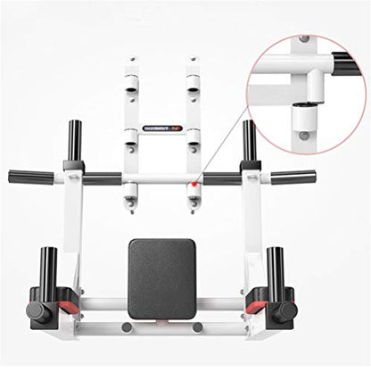 HAKENO Multifunctional Wall Mounted Pull Up Bar/Chin Up bar,Dip Station for Indoor Home Gym Workout,Power Tower Set Gym Equipment 800LBS