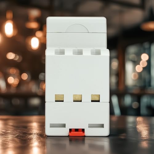 Programmable Timer Relay, HD Display, High Precision, Smart Chip, Power Failure Memory, 15A 110VAC, DIN Rail, 2 Modules - style: Timer