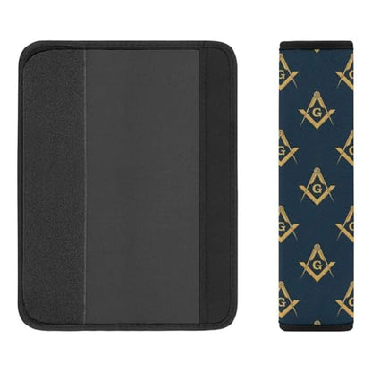 Universal Soft and Comfortable Masonic Free Freemasonry Flags Seat Belt Shoulder Pad for Girls and Boys, Most Cars, 2 Pack Seat Belt Covers Cushion Shock Absorption - color: Pattern 54
