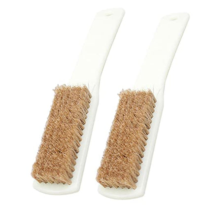 LIFKOME 2Pcs Boar Hair Climbing Brush Set for Bouldering and Rock Cleaning Sturdy Handles Outdoor Sports Cleaning Tool
