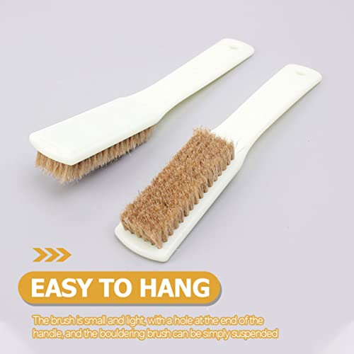 2pcs Boars Hair Climbing Brush Portable Bouldering Stone Cleaner for Outdoor Climbing