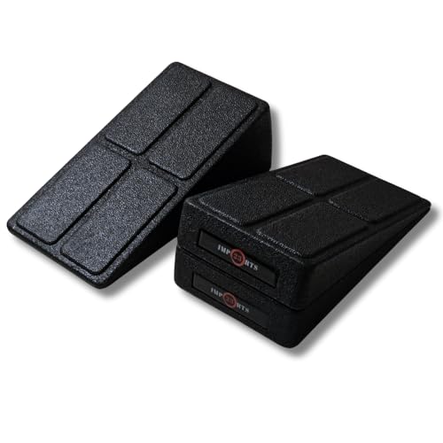 Squat Wedge Block Set 3 in 1 Wedge Blocks For Squats Weightlifting Yoga Heel Elevated Squat Wedge Calf Stretcher Physical Therapy Wedge Blocks For Squatting Slant Board