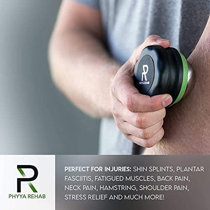 Phyya Rehab - Massage Ice Roller Ball - Roller for Muscles Deep Tissue - Cold Therapy - Plantar Fasciitis Roller