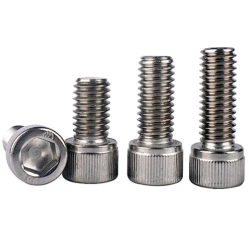 5/16-18 x 1" Allen Hex Socket Head Screw Bolt, 304 Stainless Steel 18-8, UNC Machine Full Thread, Pack of 15 - size: 5/16-18 x 1" (15 PCS)
