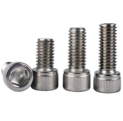 5/16-18 x 2" Allen Hex Socket Head Screw Bolt, 304 Stainless Steel 18-8, UNC Machine Full Thread, Pack of 15 - size: 5/16-18 x 2" (15 PCS)