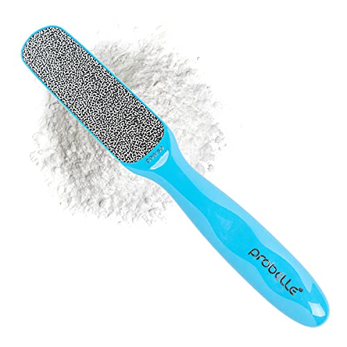 Probelle Double Sided Multidirectional Nickel Foot File Callus Remover - Immediately Reduces calluses and Corns to Powder for Instant Results, Safe Tool (Blue) - color: Blue