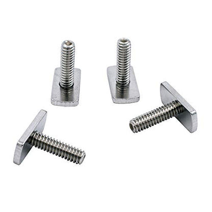YYST 1/4 Inch - 20 Threads Kayak Rail/Track Screws & Track Nuts T Bolt Hardware Gear Mounting Replacement Kit for Kayaks Canoes Boats Rails