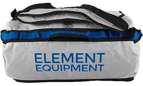 Element Equipment Trailhead Duffel Bag Shoulder Straps Waterproof Light Grey/Blue Large - color: Light Grey/Blue, size: Large 85 Liters