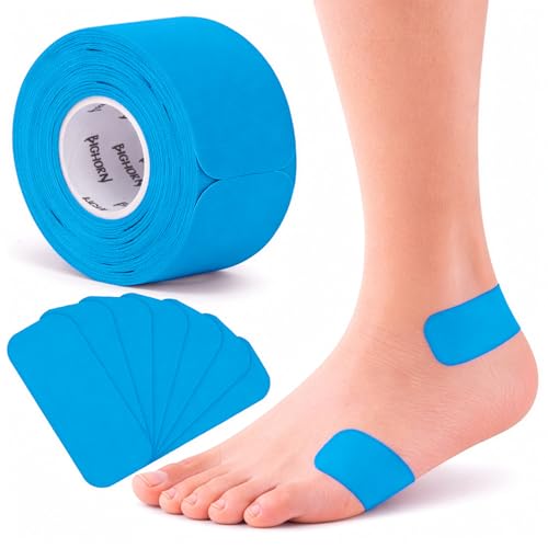 Bighorn Athletics Blister Prevention Tape, 67 Strips, 1-Pk, Blue | Waterproof strips protect fingers & feet from blisters during golf, hiking & bowling. Flexible, skin-friendly & stays on. - color: Blue, size: 1-Pack
