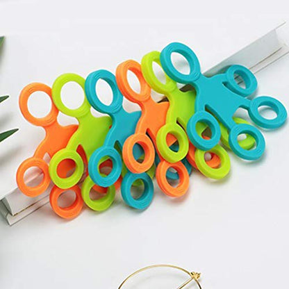3pcs Finger Stretcher Exerciser, 3 Levels Hand Grip Strengthener, Hand 3 Strengthener Exerciser,Forearm Trainer Silicone Rings for Muscle Rehabilitation Band Fitness Expander (A)