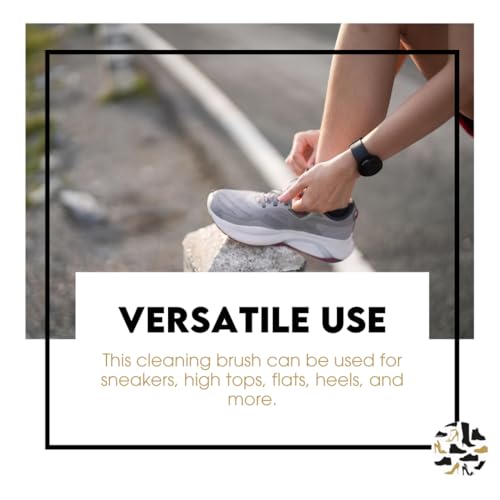 Soft Bristle Brush – Cleaning Brush – Hand Brush – Deep Cleans and Easily Lifts Dirt from All Types of Footwear