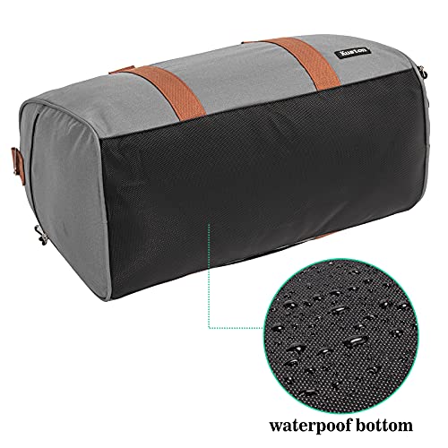Sports Gym Bag with Shoe Compartment&Wet Pocket,Travel Duffel bag,Weekend Bag,Workout Bag Suitable for Men and Women - color: grey