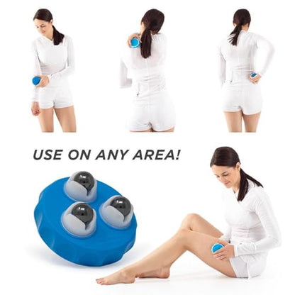 ProStretch Marble Roller, Massage Tool with Magnetic Balls for Acupressure | Portable Handheld Muscle Roller for Muscle Soreness & Deep Tissue Recovery