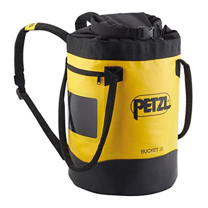 PETZL BUCKET Upright Rope Bag - color: Yellow, size: 30 Liters