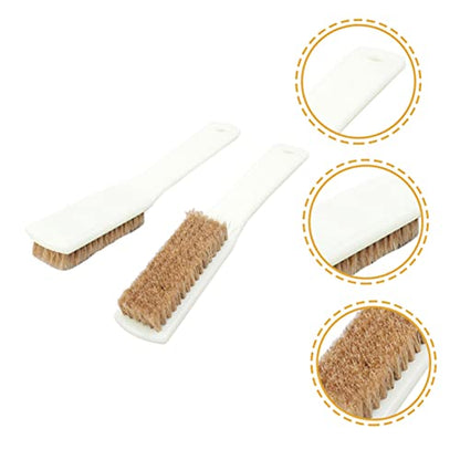 IMIKEYA 2pcs Bouldering Brush for Rock Climbing Stone Cleaning Brush Boar Bristles Handle Climbing Supplies Tool