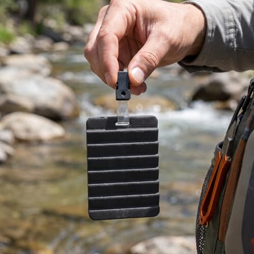 Alasum 4pcs Foam Fishing Hook Hanging Board with Stable Fixation and Quick Replacement, Compact Trout Fishing Accessory for Outdoor Lake Tackle Bag Organizer