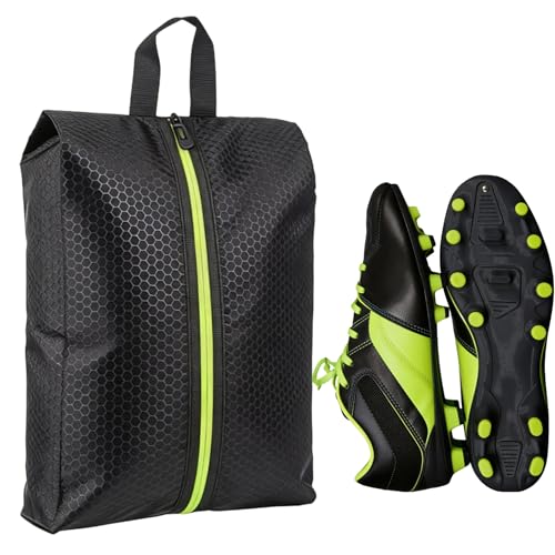 Smell Proof Shoe Bag,odor proof shoe bag for travel with Activated Charcoal Ideal for Athletic Soccer Golf Gym Spikes Tennis Baseball (S1-43)