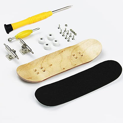 Wood Finger Skateboard Professional Fingerboards Wheels with Bearings Mini Fingerboard