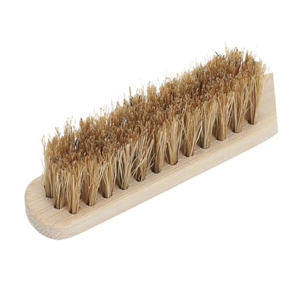 Bouldering Cleaning Brush for Rock Climbing with Ergonomic Wood Handle and Secure Grip, Beige Bristle Brush for Outdoor Climbing and Chalk Hold Cleaning