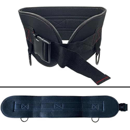 LOOEEL Weightlifting Belt,Adjustable Waist Dip Belt with Chain Strap,Pull Up.Deep Squat Weight-Bearing Straps are Used to Enhance Strength Training and are Suitable for Home and Gym Training.