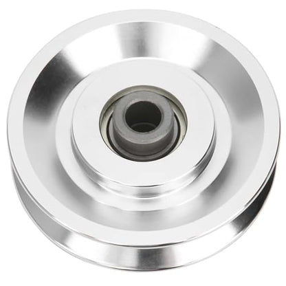 Aluminum Alloy Exercise Pulley | 10.5mm Universal Replacement for Gym Equipment | Strength Training/Home Gym Accessories | Sturdy & Lightweight 165g - size: Diameter 80mm