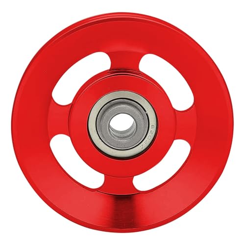 Aluminium Alloy Gym Pulley 90 mm，2‑Pack / 4‑Pack / 6‑Pack - color: Red