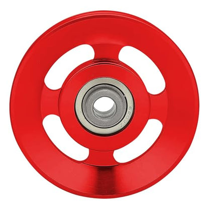 Aluminium Alloy Gym Pulley 90 mm，2‑Pack / 4‑Pack / 6‑Pack - color: Red