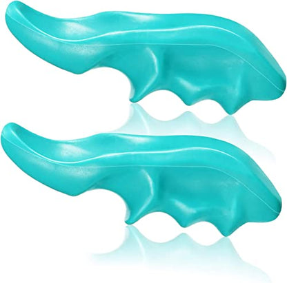 Deep Tissue Massage Tool,2 Pieces Thumb Saver Massager, Trigger Point Massage Therapy Tool, Professional Back Neck Shoulder Leg Acupoint Massager, Self Massage Tools for Sore Muscles, Muscle Knots