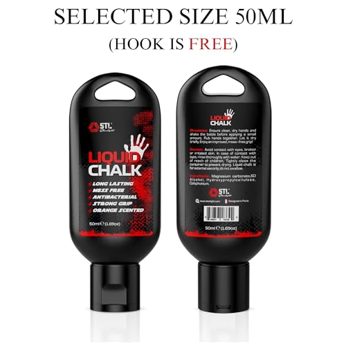 Liquid Chalk – Weightlifting, Gym, Rock Climbing, Body Bouldering, Gymnastics,Calisthenics Pole Grip, Strong Grip Chalk Climbing Chalk for Dry Hands