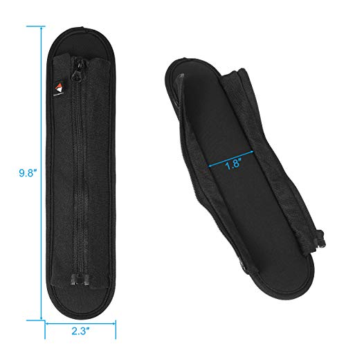 Replacement Shoulder Pad for Bags, Laptop Case with Zipper Closure Laptop Shoulder Bag Strap Pad -Large - color: Large