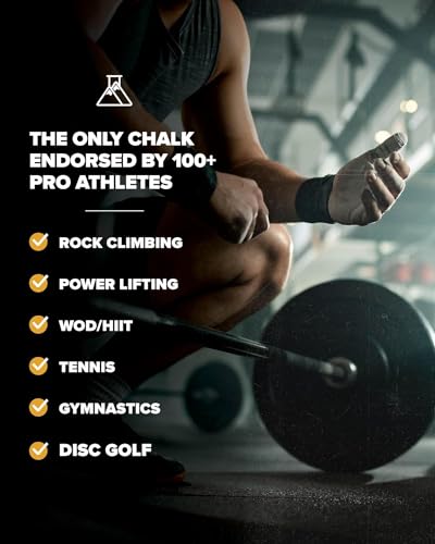 Friction Labs Quick Grip Secret Stuff Liquid Chalk for Athletes - Made in USA - Skin Friendly - Rock Climbing, Weightlifting, Gym, Tennis - Trusted by 100+ Pro Athletes - Best Workout Chalk - 75mL - style: Hygienic Formula