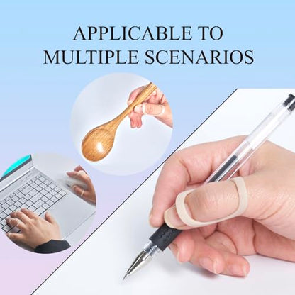 Oval Finger Splint 6 pcs, Finger Splints for Arthritis, Mallet Finger, Trigger Finger Splint, hypermobility(EDS) finger For Thumb/Middle,/Index/Pinky or Ring Finger(size 7,8 each 3pcs) - size: size 7,8 each 3 pcs
