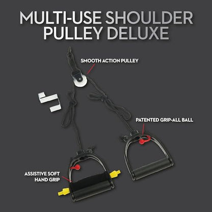 Lifeline Shoulder Pulley Deluxe, Physical Therapy FSA, Physical Therapy Equipment, Over The Door Exercise Pulley - size: One Size (Pack of 6), style: LLMUSP-4