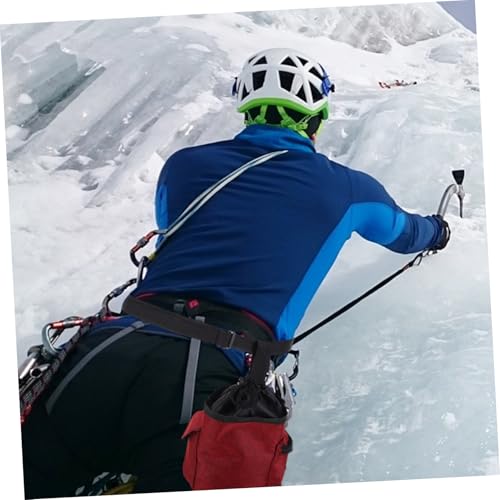 Sosoport Large Chalk Bag Waist Belt and Zippered Storage Pockets for Climbing Bouldering Gymnastics and Weightlifting Versatile Chalk Holder for Secure Grip and Convenient Storage