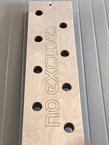 Climbing Peg Board, 8"x60" Climbing Pegboard. New Laser Engraving Options!