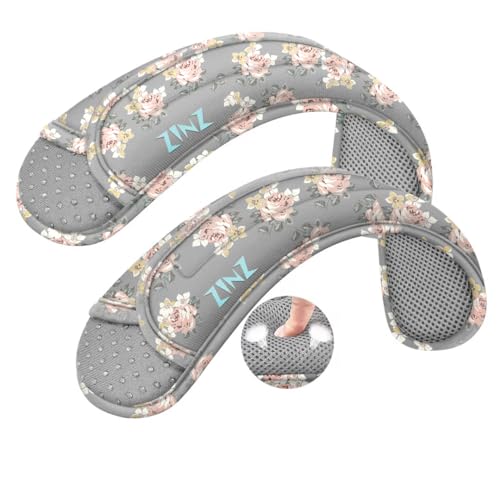 ZINZ 2-Pack Universal Shoulder Pad with Ultra thick Cushion for Bag Luggage Bag Crossbody, Plus Long & Anti-Slip & Breathable,Light Rose-2Pack - color: Light Rose-2pack