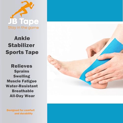 JB Tape Kinesiology Tape, 80 Precut Strips, Green, Latex‑Free, 4 Rolls | 80 Precut Strips, 10-Inch Strips, 4 Rolls - color: Kelly Green