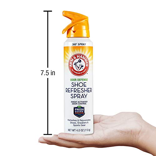 Arm & Hammer Odor Defense Shoe Refresher Spray, Fresh Scent, 4 oz - size: 4 Ounce (Pack of 1)