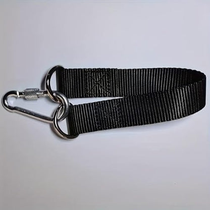 Tree Swing Straps Hanging Kit Heavy Duty Belt with Safer Lock Snap Hook Clip Carabiner Connector for Hammock Punching Bag Swings Chair Seat Gym Bar Handle Outdoor(1Pc 25Cm*25Mm) - color: 1pc 25cm*25mm