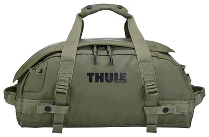 Thule Chasm Duffel bag, Weather-resistant materials, Easy packing, Converts to backpack, Internal pockets, Travel-ready - color: OLIVINE, size: 30L