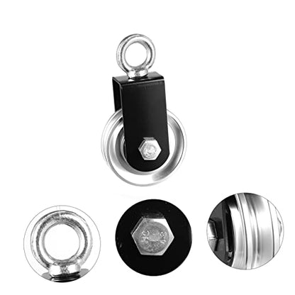 Silent Swivel Groove Wheel Pulley for Fitness Training Adjustable Bearing Lifting System Strength Training Accessories for Gym Equipment