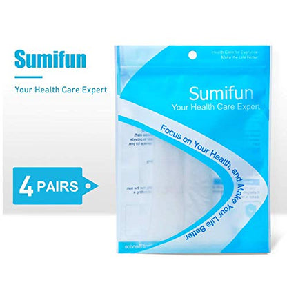 Sumifun Finger Sleeves, 8PCS Gel Thumb Finger Tubes for Arthritis, Trigger Finger Pain, Silicone Fingers Protector for Golf, Basketball, Golf, Rugby, Cracked Finger - color: 4pair(8pcs)