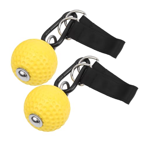 Pull Up Grips Ball Grip Strength Trainer, 304 Stainless Steel Hook & EVA Material for Pull Ups Climbing Training, Cable Machine Attachments for Hand Wrist Finger Strength Workout