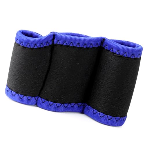 Finger Guards Protections Gear for Impacts Absorption During Highly Intensity Training for Basketball Climbing Training Fabric Finger Sleeves - color: Three fingers
