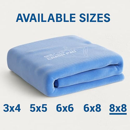 Skil-Care Crash Pad Cover Replacement, Nylon and Cozy Cloth, Machine Wash | Indoor & Outdoor Durable Cover Only (No Foam), Soft Landing, Crashpad for Kids Sensory Mat, For Active Play, Machine Washable - size: 8' x 8' Cover