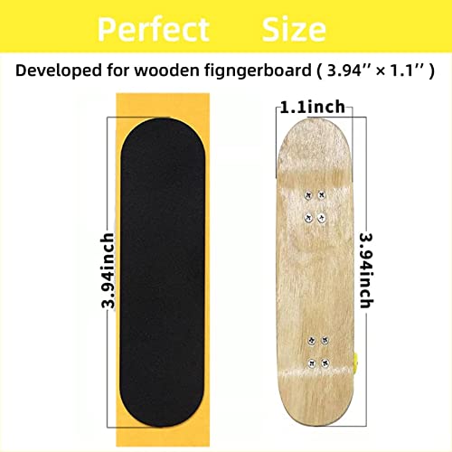 30Pcs Pre Cut Grip Tape for Fingerboards, 100mm*28mm One Step Install Pro Finger-Skateboard Foam Adhesive Stickers (30pcs) - color: Style3 30pcs