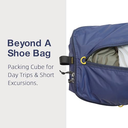 Ultralight Travel Shoe Bag 15L, Fits 2 Pairs Shoes, Large Water-Resistant Packing Cube. - size: L
