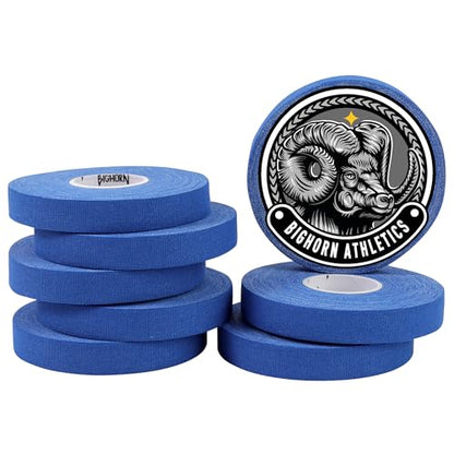 Bighorn Athletics Finger Tape, Female Climber Tin, 0.5"x45ft, 8Rolls, Blue | Climbing tape with retro design tape holder for tension support & bouldering. EZ tear, strong adhesive, residue-free. - color: Blue